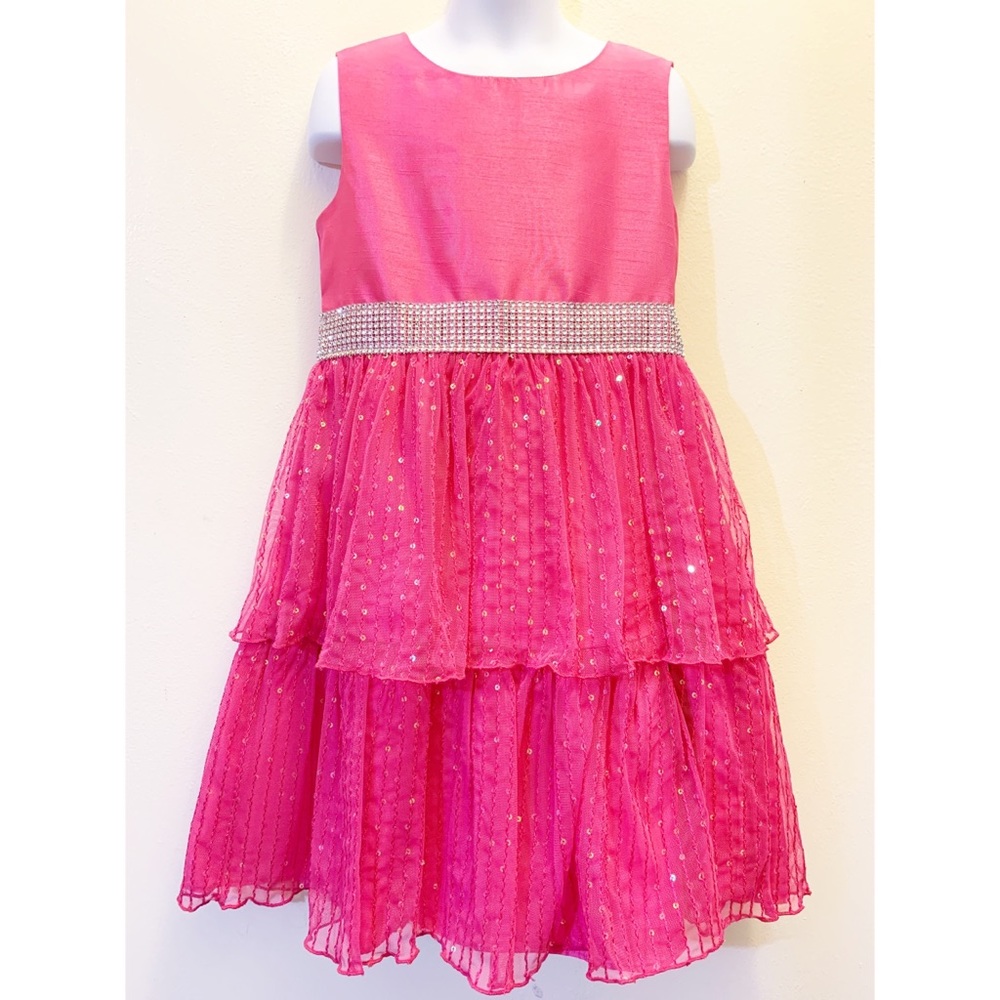 Girls Fuchsia Pageant Wedding Party Dress new